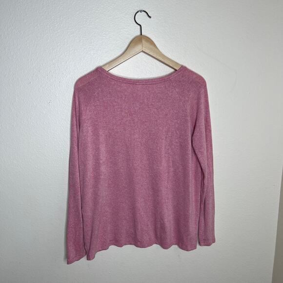 Old Navy Luxe Light Weight Long Sleeve Pink Sweater XS - Picture 5 of 8